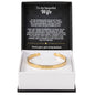 To My Wife Forever & Always Engraved Cuff Bracelet Gift