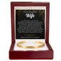 To My Beautiful Wife Engraved Cuff Bracelet  (2)