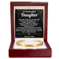 Daughter Engraved Cuff Bracelet Gift
