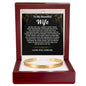 To My Wife Engraved Cuff Bracelet Gift from Husband