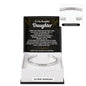 To My Daughter Engraved Cuff Bracelet Gift