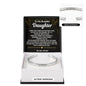 Daughter Engraved Cuff Bracelet Gift