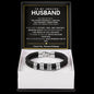To My Amazing Husband Personalized Name Bead Bracelet