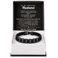 Husband Personalized Name Bead Bracelet