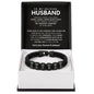 Husband Personalized Name Bead Bracelet
