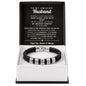 Husband Personalized Name Bead Bracelet