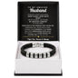 Husband Personalized Name Bead Bracelet