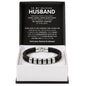 Husband Personalized Name Bead Bracelet