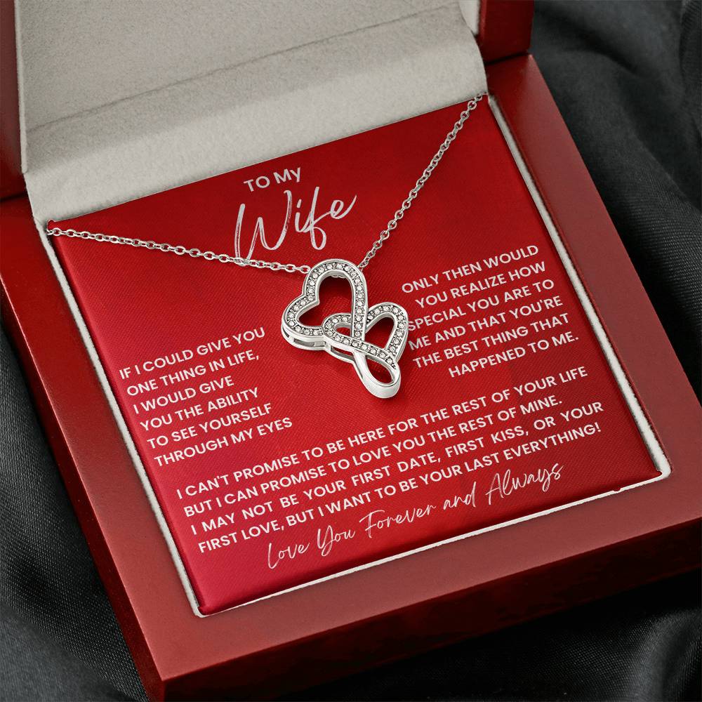 To My Wife Knot Necklace and Earring Gift Set-[Heartfelt Family Gift]