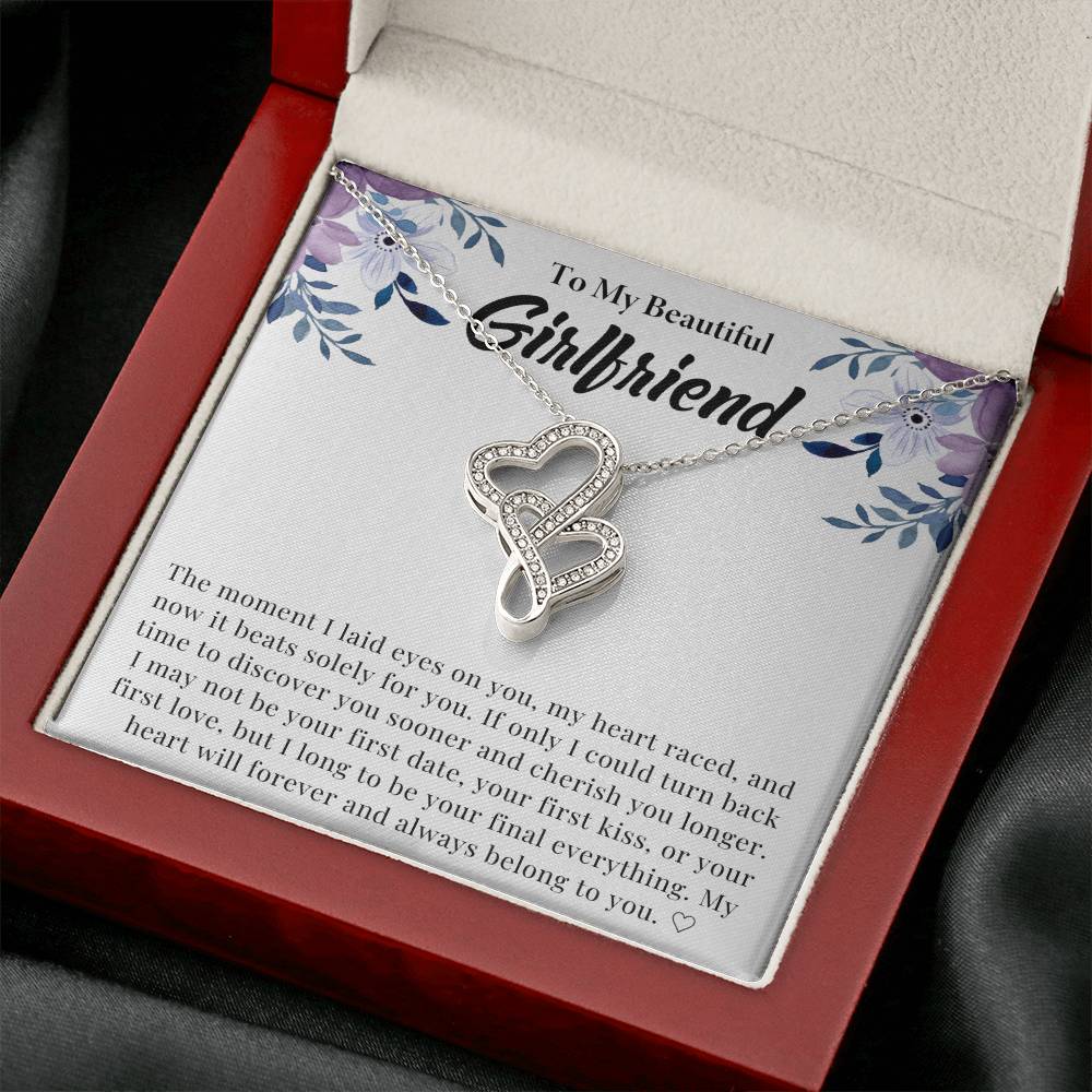 Girlfriend Heart to Heart Necklace Gift-[Heartfelt Family Gift]