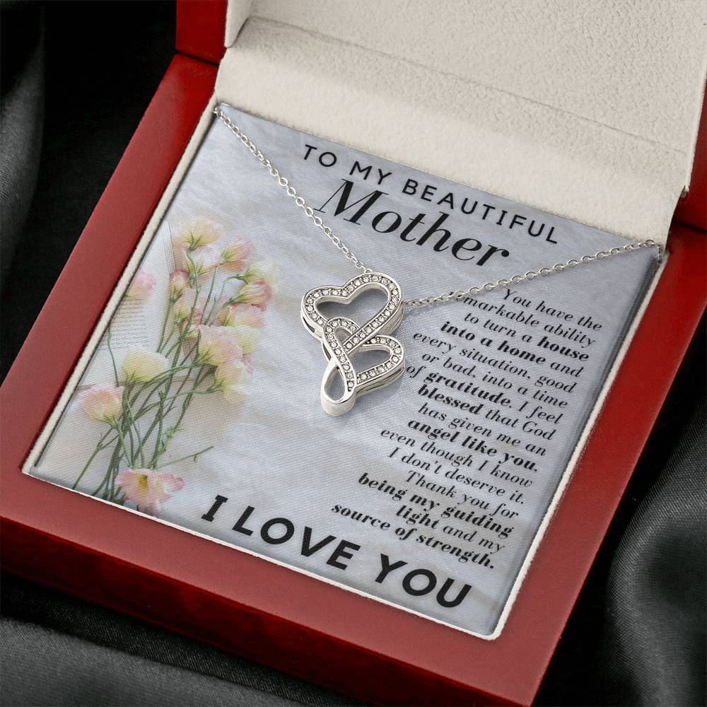 Mom Gift - Heart to Heart Necklace-[Heartfelt Family Gift]