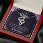 Wife Heart Necklace Gift-[Heartfelt Family Gift]