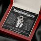 Granddaughter Heart to Heart Necklace from Grandpa-[Heartfelt Family Gift]