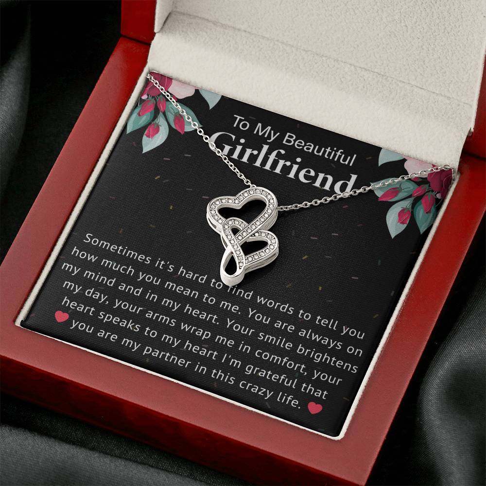 Girlfriend Heart to Heart Necklace Gift-[Heartfelt Family Gift]