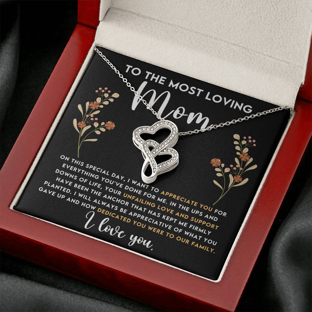 Mom Heart to Heart Necklace-[Heartfelt Family Gift]