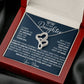 Daughter Gift from Mom - Heart to Heart necklace-[Heartfelt Family Gift]