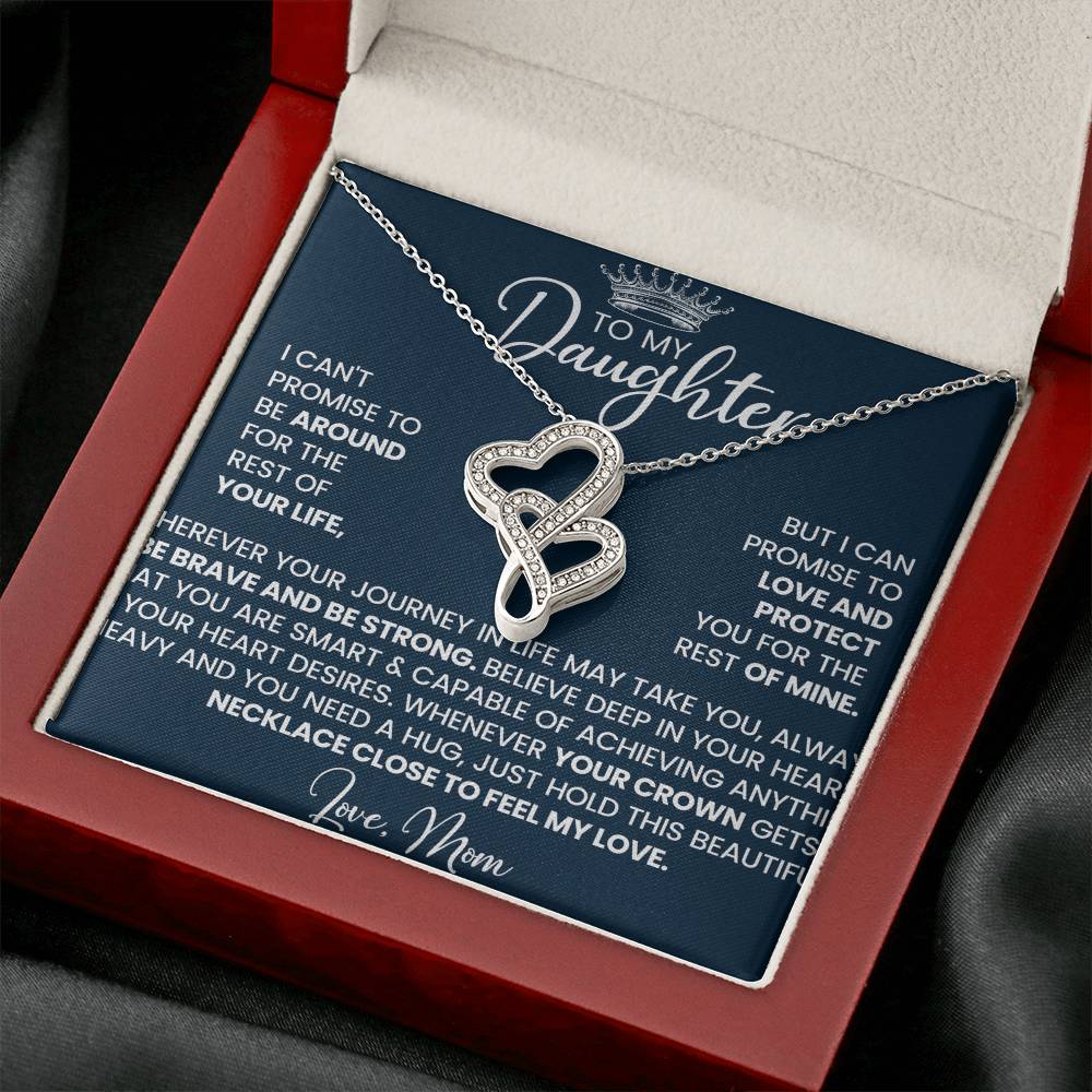 Daughter Gift from Mom - Heart to Heart necklace-[Heartfelt Family Gift]