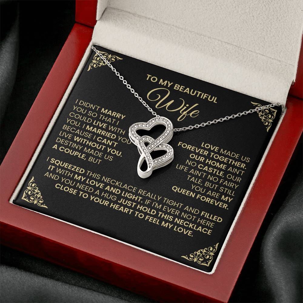 Gift For Wife Hearts Necklace-[Heartfelt Family Gift]
