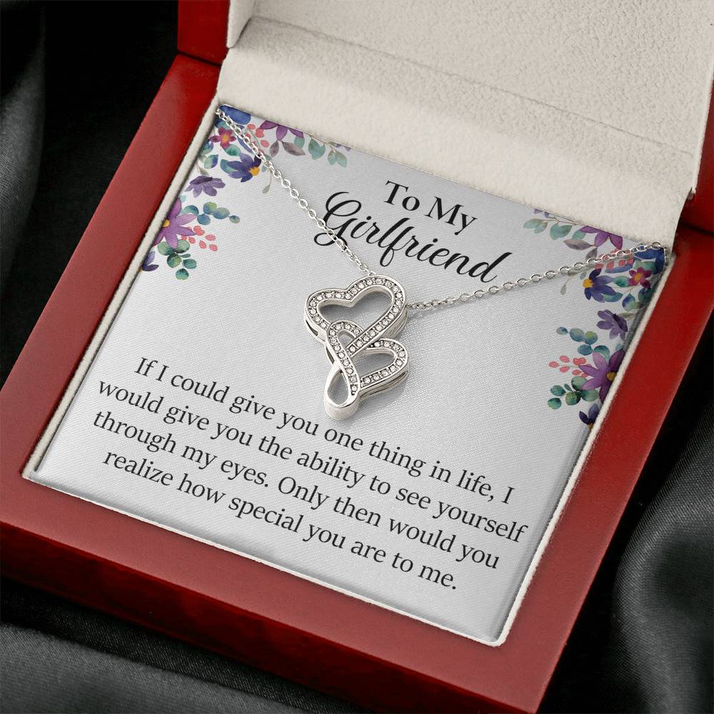 Girlfriend Heart to Heart Necklace Gift-[Heartfelt Family Gift]