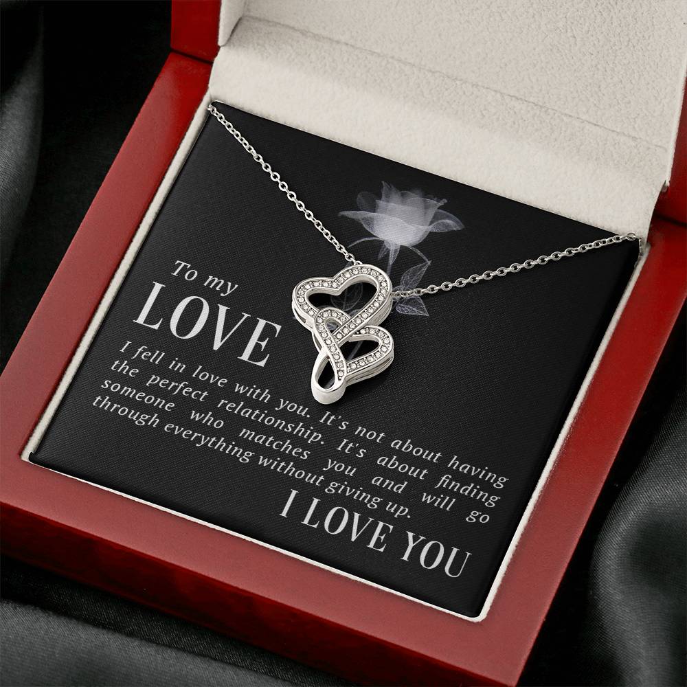 To my love-I fell in love-[Heartfelt Family Gift]
