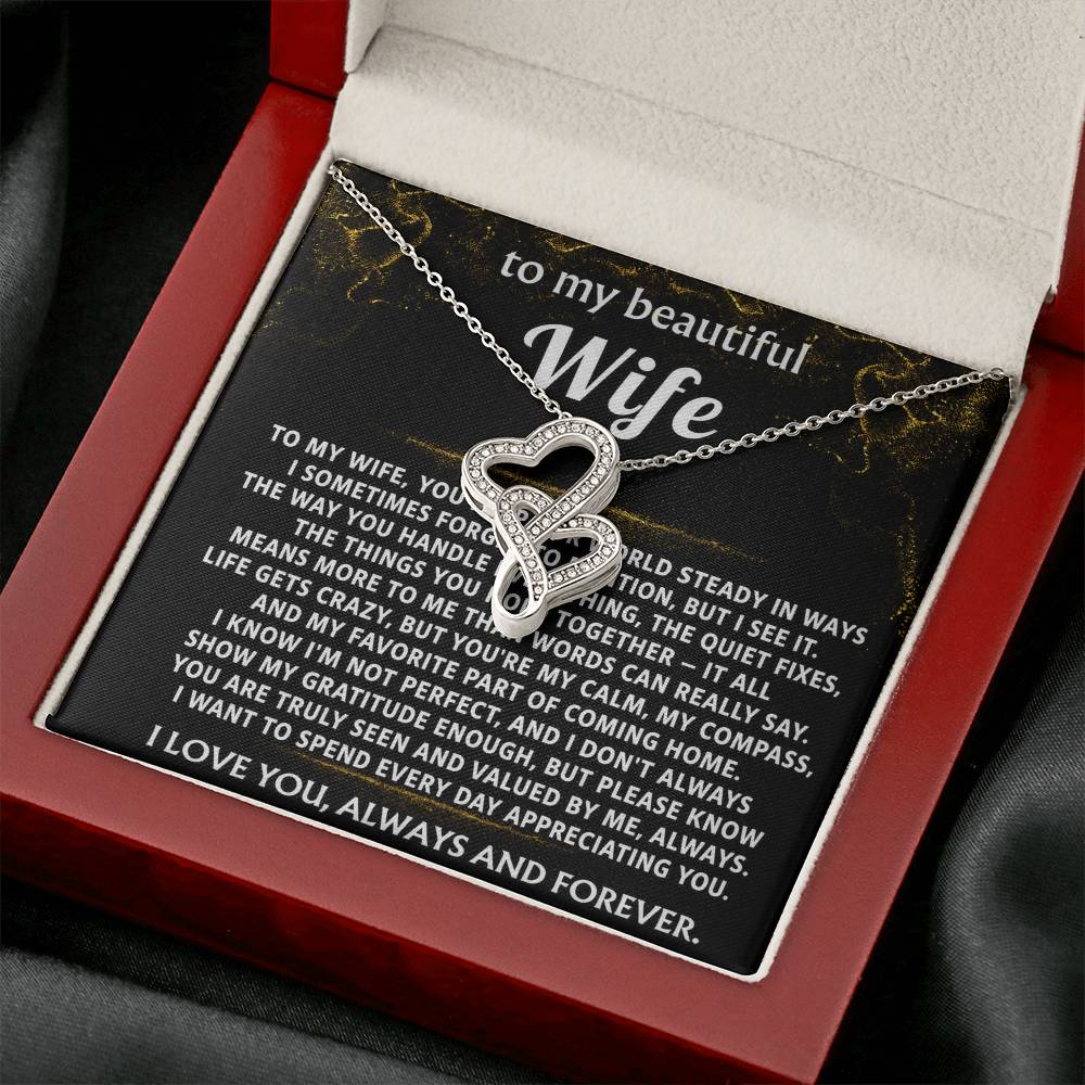 To My Wife, You are my calm, my compass.
