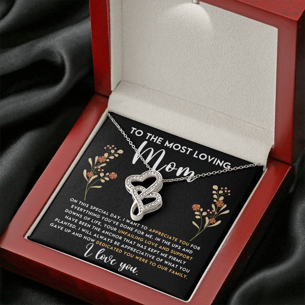 Mom Heart to Heart Necklace-[Heartfelt Family Gift]