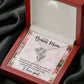Bonus Mom Heart to Heart Necklace Gift-[Heartfelt Family Gift]