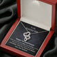 1st Anniversary Gift for Wife - Heart to Heart Necklace-[Heartfelt Family Gift]