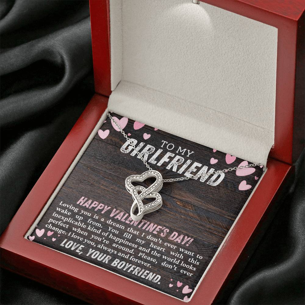 Girlfriend Heart to Heart Necklace Gift-[Heartfelt Family Gift]
