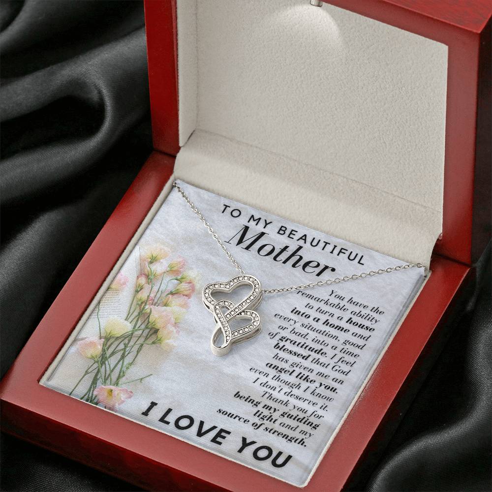 Mom Gift - Heart to Heart Necklace-[Heartfelt Family Gift]