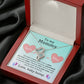 Mommy from Baby Heart to Heart Necklace-[Heartfelt Family Gift]