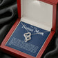 Bonus Mom Heart to Heart Necklace Gift-[Heartfelt Family Gift]