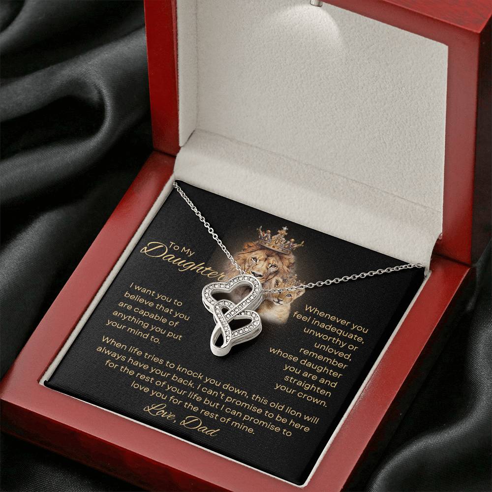 Daughter Gift from Dad - Hearts Necklace-[Heartfelt Family Gift]