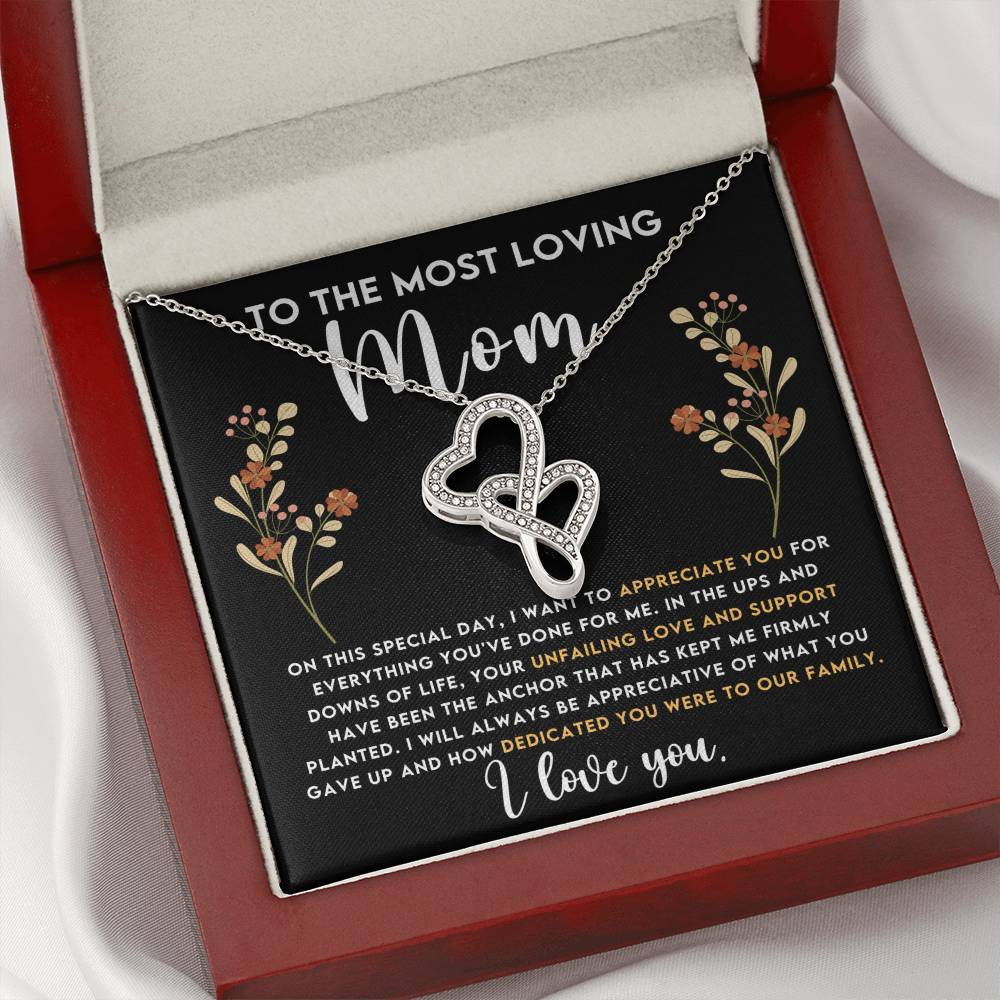 Mom Heart to Heart Necklace-[Heartfelt Family Gift]