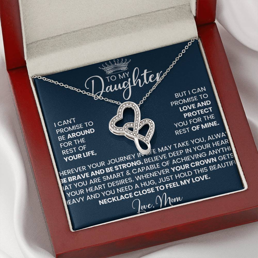 Daughter Gift from Mom - Heart to Heart necklace-[Heartfelt Family Gift]