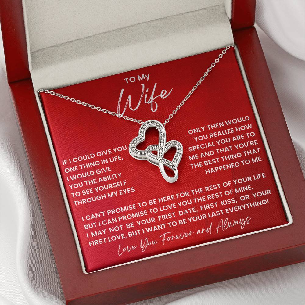 To My Wife Knot Necklace and Earring Gift Set-[Heartfelt Family Gift]