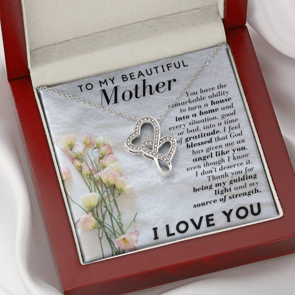 Mom Gift - Heart to Heart Necklace-[Heartfelt Family Gift]