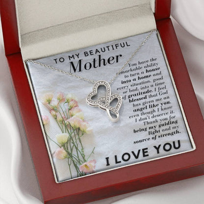 Mom Gift - Heart to Heart Necklace-[Heartfelt Family Gift]