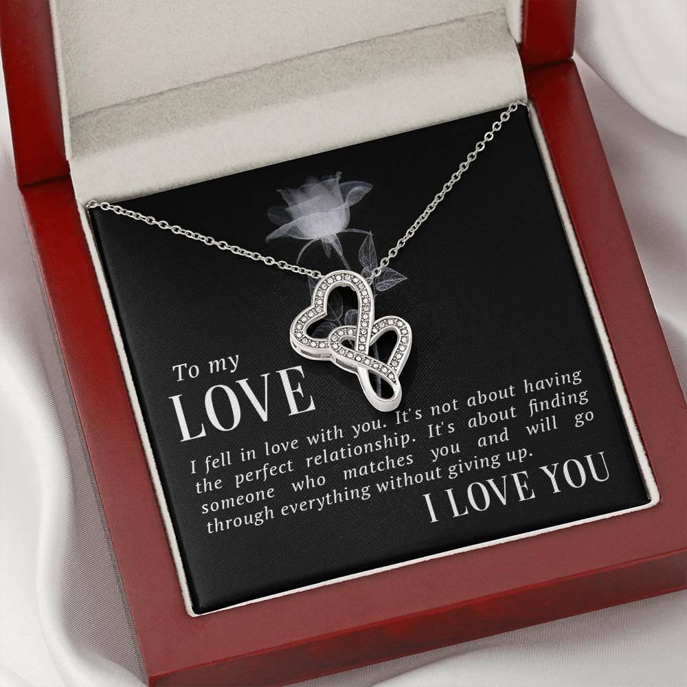 To my love-I fell in love-[Heartfelt Family Gift]