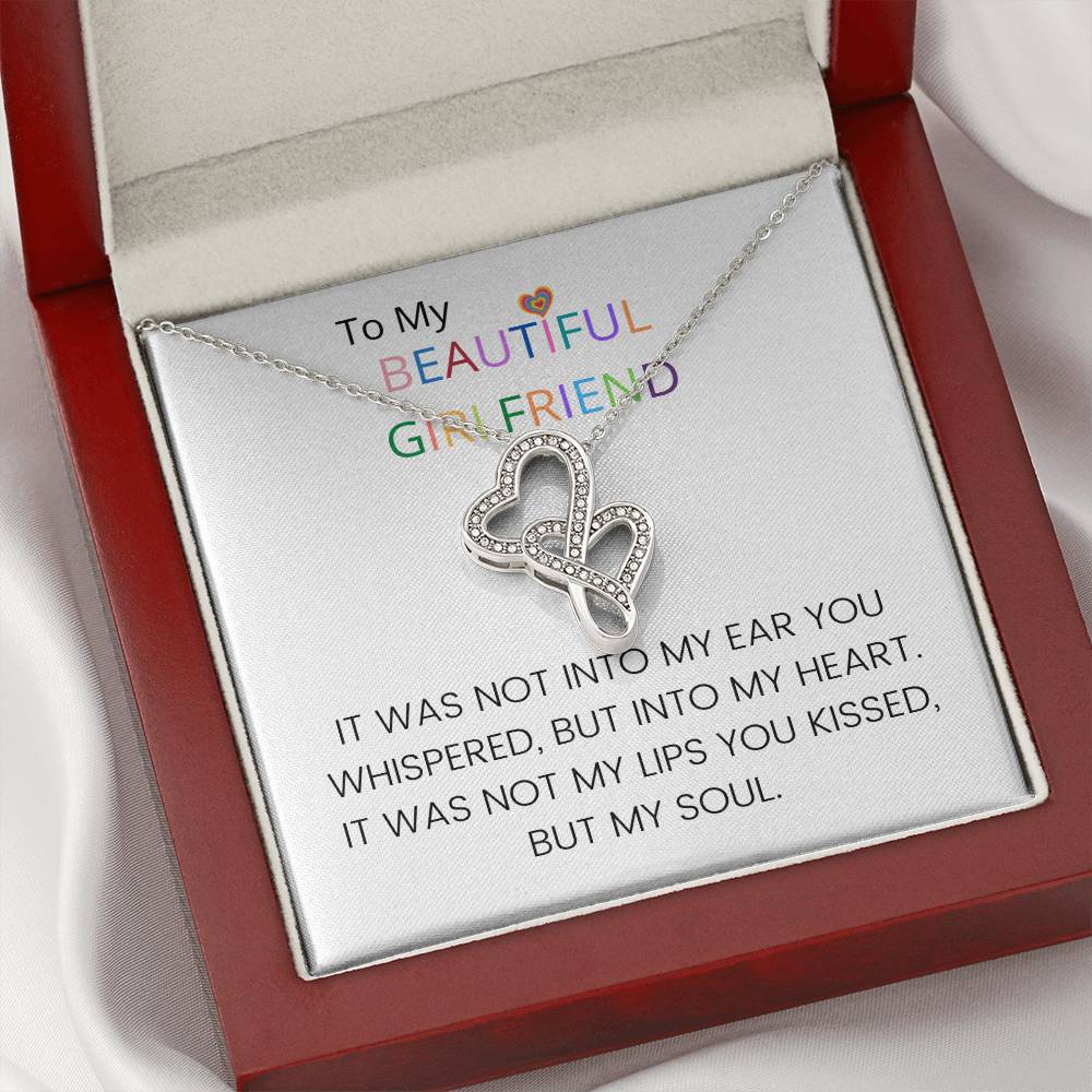 Girlfriend Heart to Heart Necklace Gift-[Heartfelt Family Gift]