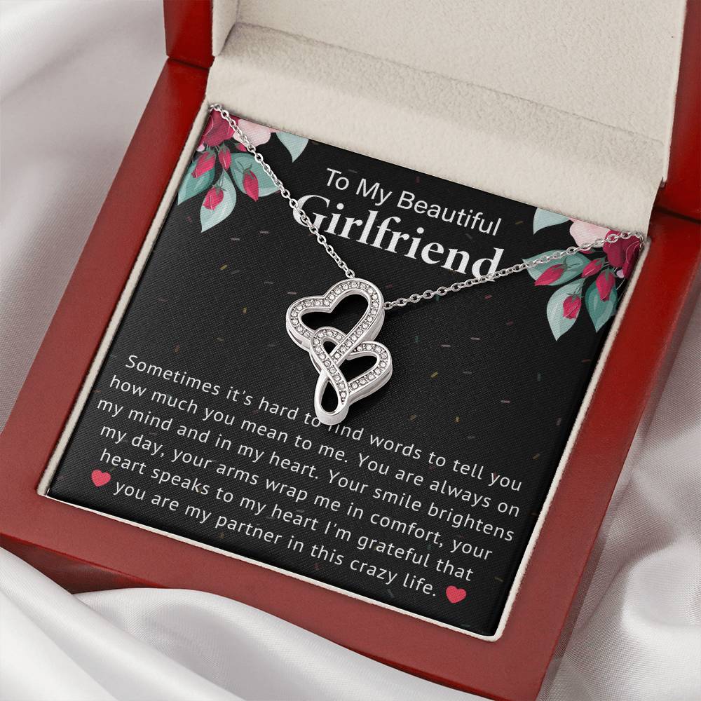 Girlfriend Heart to Heart Necklace Gift-[Heartfelt Family Gift]