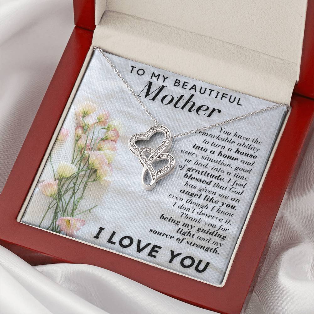 Mom Gift - Heart to Heart Necklace-[Heartfelt Family Gift]