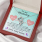 Mommy from Baby Heart to Heart Necklace-[Heartfelt Family Gift]