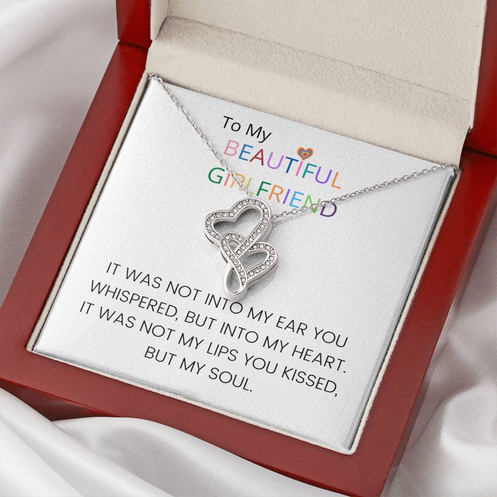 Girlfriend Heart to Heart Necklace Gift-[Heartfelt Family Gift]
