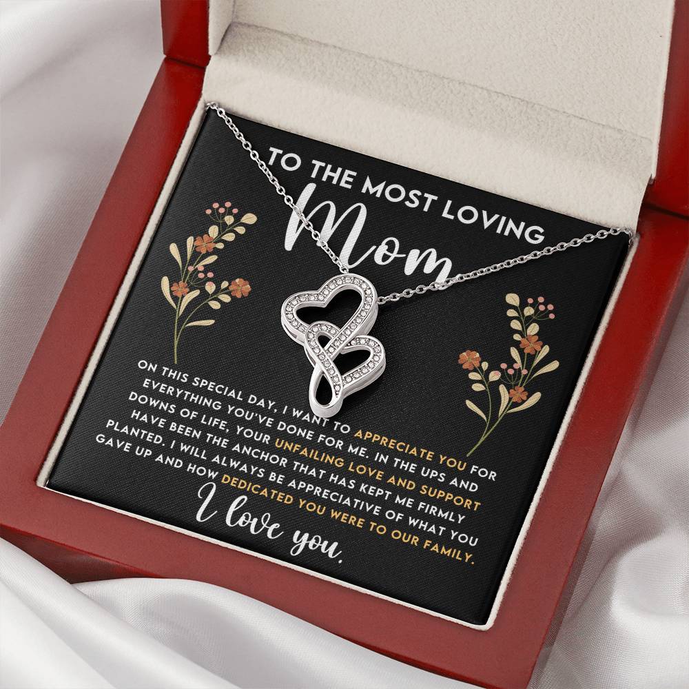 Mom Heart to Heart Necklace-[Heartfelt Family Gift]
