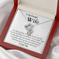 Wife Heart to Heart Necklace Gift-[Heartfelt Family Gift]