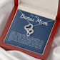 Bonus Mom Heart to Heart Necklace Gift-[Heartfelt Family Gift]