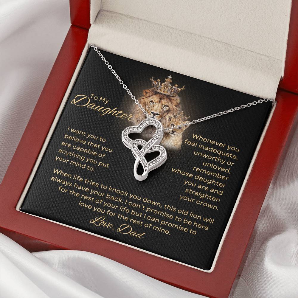 Daughter Gift from Dad - Hearts Necklace-[Heartfelt Family Gift]