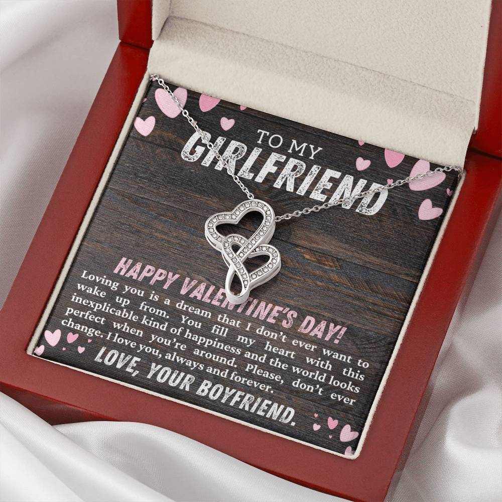 Girlfriend Heart to Heart Necklace Gift-[Heartfelt Family Gift]