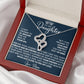 Daughter Gift from Mom - Heart to Heart necklace-[Heartfelt Family Gift]